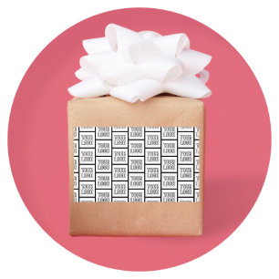 Sticker Rectangulaire N'importe quel Motif de répétition de logo ou d'im