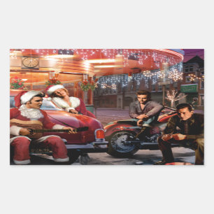 Sticker Rectangulaire Noël légendaire