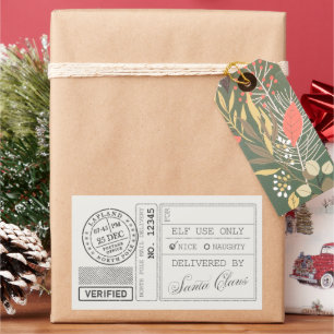 Sticker Rectangulaire noël moderne, minimaliste, noël minimaliste, m