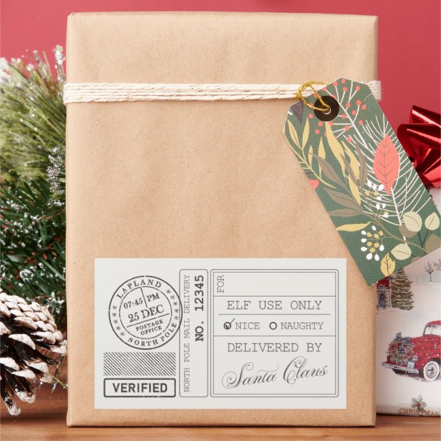 Sticker Rectangulaire noël moderne, minimaliste, noël minimaliste, m (vacances)