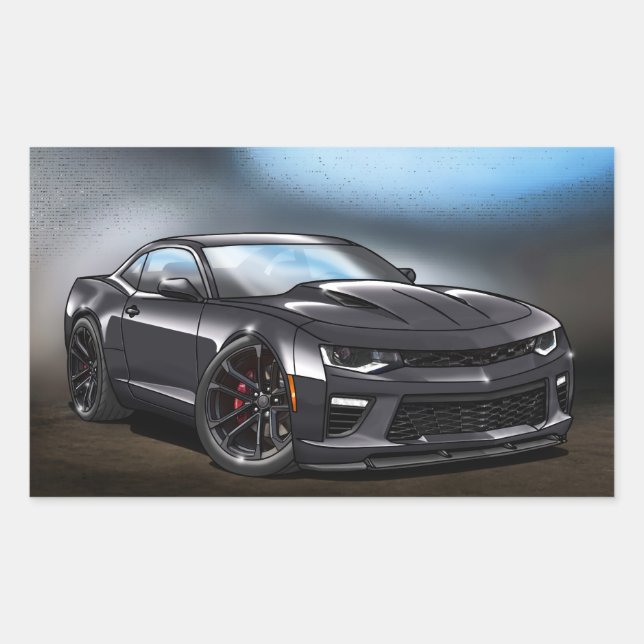 Sticker Rectangulaire Noir_6e_Gen (Devant)