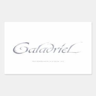 Sticker Rectangulaire Nom de Galadriel Texté