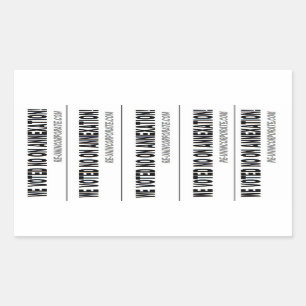 Sticker Rectangulaire Non pour l'annexatoon !