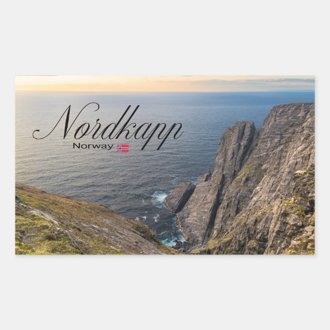 Sticker Rectangulaire Nordkapp (Devant)
