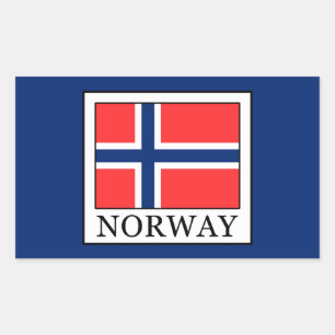 Sticker Rectangulaire Norvège