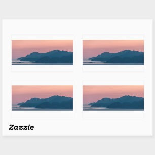 Sticker Rectangulaire Norvège Lofoten