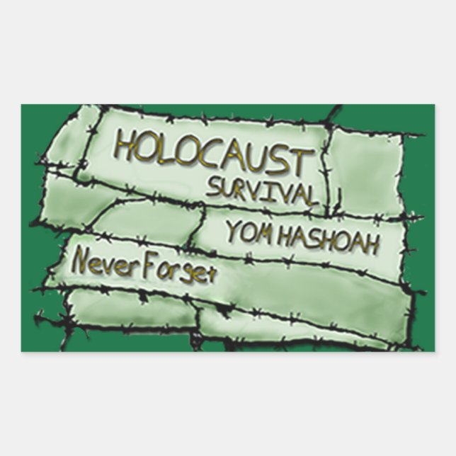 Sticker Rectangulaire N'oubliez jamais (Devant)