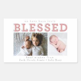 Sticker Rectangulaire nous avons été vraiment bénis