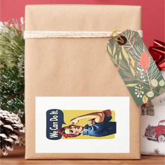 Sticker Rectangulaire Nous Pouvons Le Faire | Feminisme célèbre