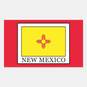 Sticker Rectangulaire Nouveau-Mexique