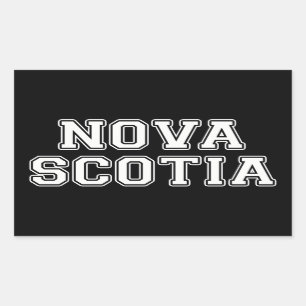 Sticker Rectangulaire Nouvelle-Écosse