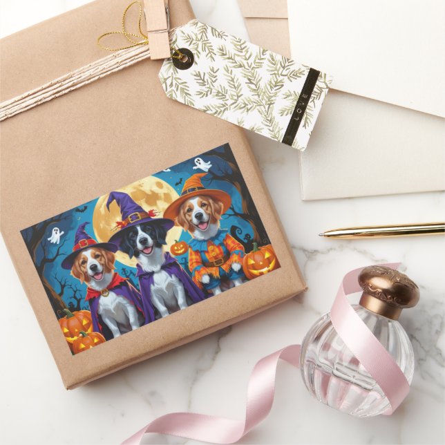 Sticker Rectangulaire Nouvelle-Écosse Citrouille de canard à rouleaux Ha (Cadeaux)