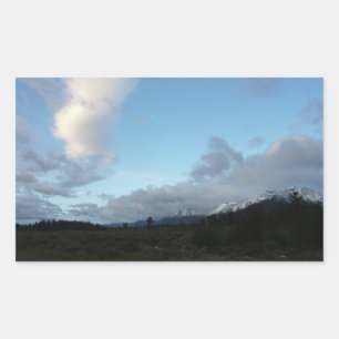 Sticker Rectangulaire Nuages matinales au Grand Teton National Park