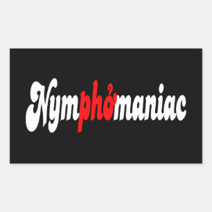 Sticker Rectangulaire Nymphomane