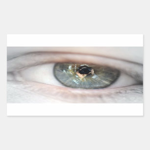Sticker Rectangulaire Oeil-Macro par Shirley Taylor