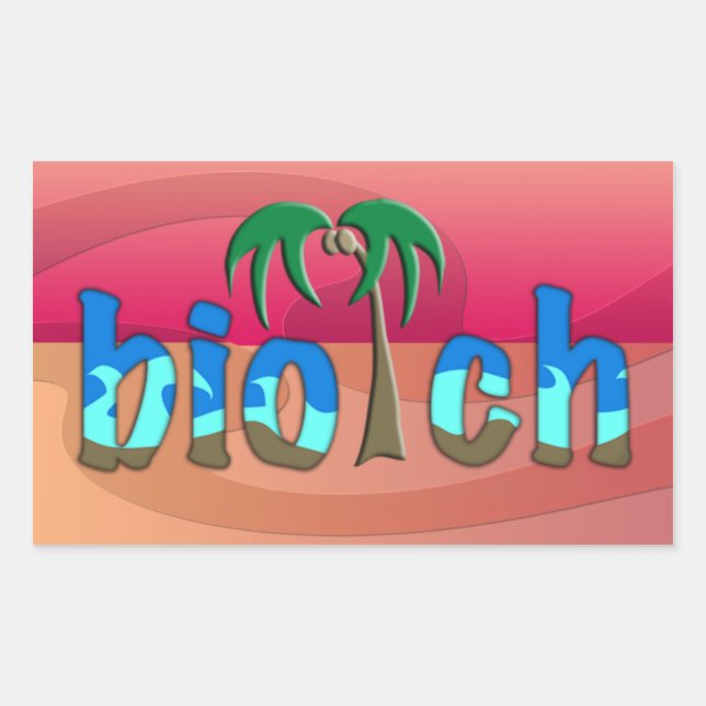 Sticker Rectangulaire Oh mon Dieu ! (Devant)