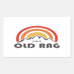 Sticker Rectangulaire Old Rag Mountain