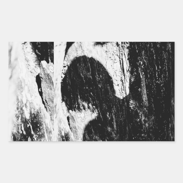 Sticker Rectangulaire ombre d'adolescent (Devant)