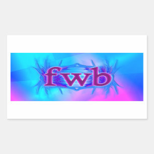 Sticker Rectangulaire OMG ! fwb