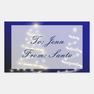 Sticker Rectangulaire Or et argent