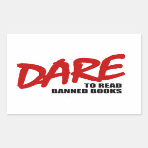 Sticker Rectangulaire Osez lire des livres interdits