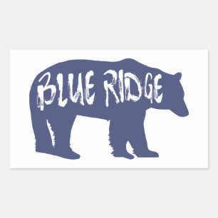 Sticker Rectangulaire Ours Blue Ridge