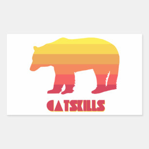 Sticker Rectangulaire Ours de capture