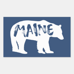 Sticker Rectangulaire Ours du Maine