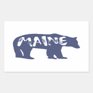 Sticker Rectangulaire Ours du Maine