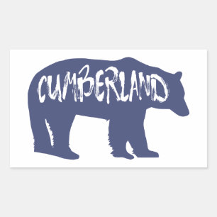 Sticker Rectangulaire Ours du maryland de Cumberland