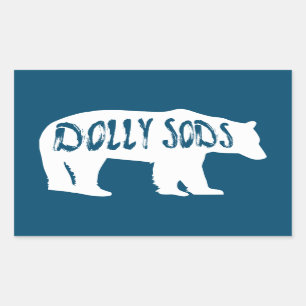 Sticker Rectangulaire Ours sauvage Dolly Sods