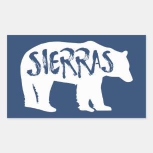Sticker Rectangulaire Ours sierras