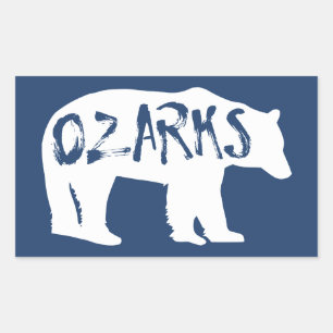 Sticker Rectangulaire Ozarks Bear