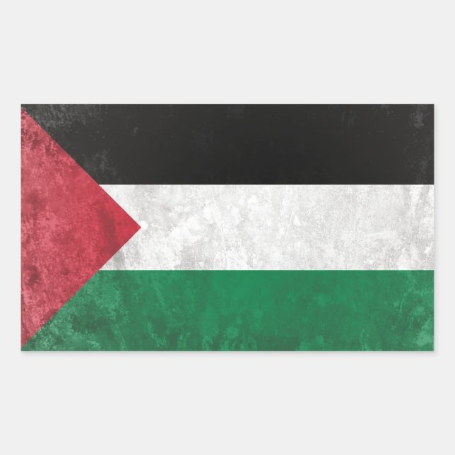 Sticker Rectangulaire Palestine (Devant)