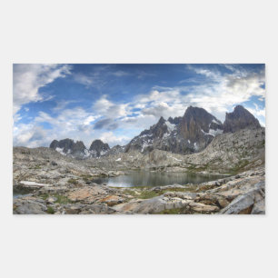 Sticker Rectangulaire Panorama des lacs Supérieur et Moyen Nydiver - Sie