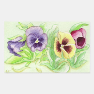 Sticker Rectangulaire Pansement de printemps