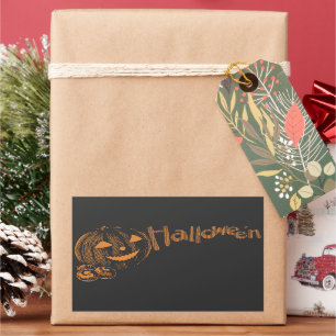 Sticker Rectangulaire Papa's Posse of Halloween Jack o Lanterns
