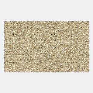 Sticker Rectangulaire Papier d'enveloppement de Parties scintillant de F