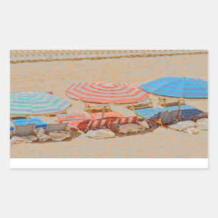 Sticker Rectangulaire Parapluie 2