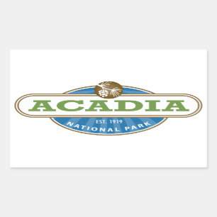 Sticker Rectangulaire Parc national d'Acadia