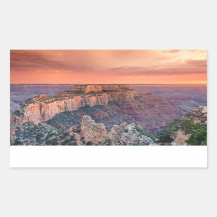 Sticker Rectangulaire Parc national de canyon grand, Arizona