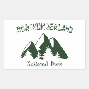 Sticker Rectangulaire Parc national de Northumberland