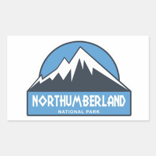 Sticker Rectangulaire Parc national de Northumberland