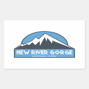 Sticker Rectangulaire Parc national de River Gorge