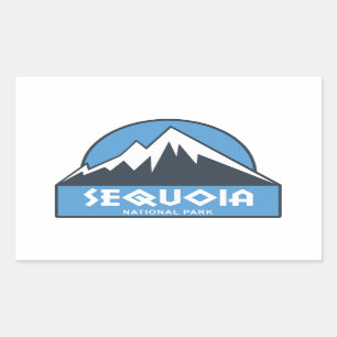 Sticker Rectangulaire Parc national de Sequoia