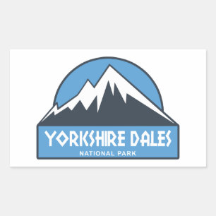 Sticker Rectangulaire Parc national de Yorkshire Dales