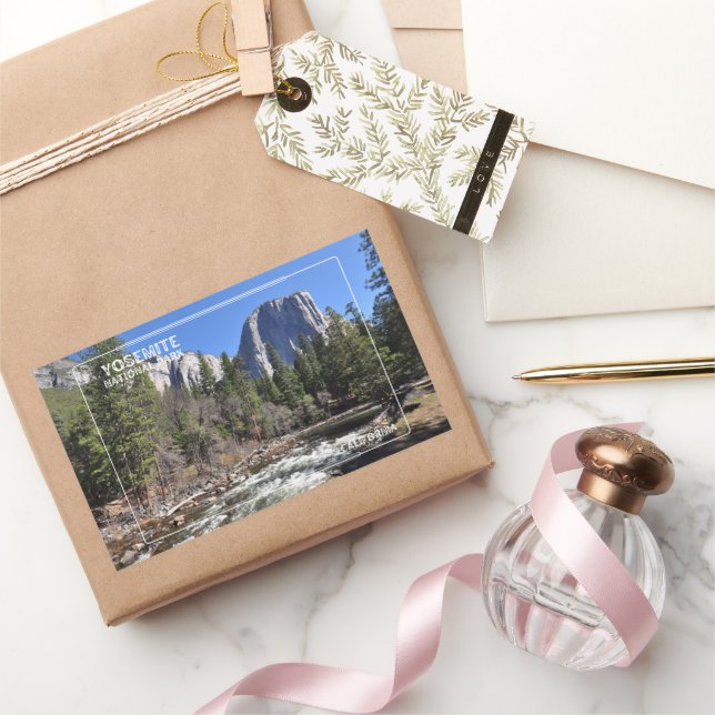 Sticker Rectangulaire Parc national de Yosemite (Cadeaux)