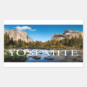 Sticker Rectangulaire Parc national de Yosemite, Californie