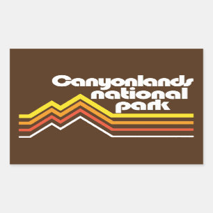 Sticker Rectangulaire Parc national des Canyonlands