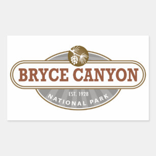Sticker Rectangulaire Parc national du Bryce Canyon